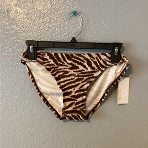 Michael Kors Zebra Print Bikini Bottom